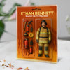 Custom Photo 3D Effect Firefighter Action Figure Acrylic Block Plaque, Unique Keepsake HO82 893918