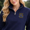 Custom Dad Mom Golf Embroidered Quarter Zip Sweater Father’s Day Gift HO82 902296
