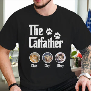Custom Photo The Catfather Dark Shirt For Dad TH10 892947