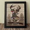 Custom Photo Deer Hunting Wood Picture Frame CH07 896550