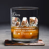 Custom Photo Dear Dad We Woof You Whiskey Glass CH07 895862