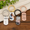 Custom Photo I Love You Mom Holding Hands Metal Keychain CH07 911180