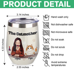 The Catmother For Cat Lover Wine Tumbler TH10 892813