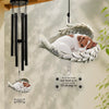 Custom Photo Within Angel Wings Memorial Dog Cat Acrylic Wind Chimes HO82 894300