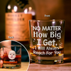 We Will Always Reach For You Whiskey Glass Personalized Gift Dad, Father, Family HO82 893816