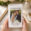 Custom Wedding Photo - A Love Story Book Vase Wedding Anniversary Gift CH07 180434