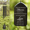 Pesonalized May The Winds Of Heaven Blow Sofly Memorial Wind Chimes LM32 893677