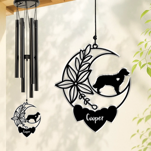 Personalized Dog Memorial Acrylic Wind Chimes For Dog Lovers LM32 893849