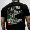 Personalized Legend Husband Dad Grandpa Back Shirt With American And Mexico Flag TH10 894317