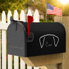 Personalized Dog Ear Line Mailbox Cover TH10 898401