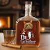 Custom Photo The Catfather Gentlemen Cat Whiskey Bottle Cat Lovers Gift HO82 894050