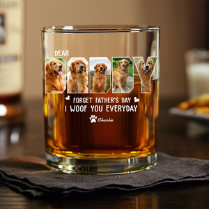 Custom Photo Daddy Forget Father‘s Day We Woof You Everyday LM32 893545