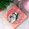 Personalized Vintage Photo Dad, Mom Glass Ornament CH07 180364
