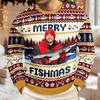Custom Photo Merry Fishmas Personalized Ugly Sweater Christmas Gifts HA75 919614