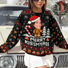 Custom Face Merry Kiss My Ass Ugly Christmas Sweater For Guys TH10 171233