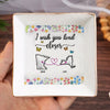 I Wish You Lived Next Door Personalized 3D Inflated Effect Jewelry Dish For Bestie, Sister CH07 896990