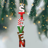 Personalized Name Letter Christmas Wood Ornament Family Gift HA75 897852
