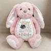 Custom Baby Bump Photo - Personalized This Mother's Day I'll Be Snuggled Up In Your Tummy Bunny Plush CH07 895308