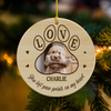 Custom Photo Dog Cat Forever In My Heart Ceramic Ornament HA75 892780