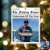 Custom Photo The Fishing Times - Best Catch Of The Year Acrylic Ornament HA75 897142
