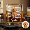 Custom Photo Best Dog Dad Ever Rock Glass - Father’s Day Gift for Dog & Cat Owners HA75 921374