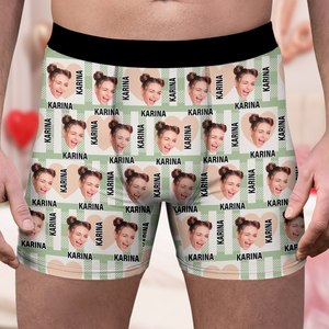 Custom Photo Men's Boxer Gift For Him, Valentine, Anniversary TH10 898211