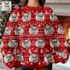 Custom Cat Photo Have A Pawesome Christmas Ugly Sweater TH10 896293