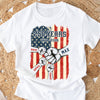 Custom Name 250th Anniversary 1776–2026 American Flag White T-Shirt, Patriotic USA Shirt TH10 169209