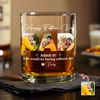 Custom Photo Admit it! Life Would Be Boring Without Me Whiskey Glass Father’s Day Gift CH07 911490