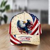 Personalized American Pride 250th Anniversary US Pride Patriotic Eagle Classic Cap LM32 669189