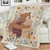 Custom Name Mama Bear Blanket, Mother’s Day Gift for Mom and Kids TH10 898871