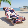 Custom Dog Photo Independence Day Beach Towel CH07 895812