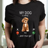 Custom Photo My Dog Is Calling Dark Shirt For Dog Lovers LM32 895115