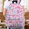 Custom Name Colorful Sea Life Backpack - Personalized Kids School Bag HA75 921610