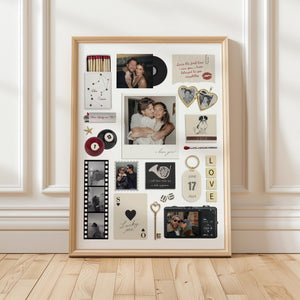 Personalized Couple Photo - Keepsake Poster, Picture Frame Valentine's Day Gift for Boyfriend or Girlfriend LM32 899167