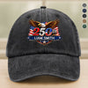 250th Anniversary 1776-2026 Eagle USA Semiquincentennial Patriotic Washed Denim Baseball Cap HA75 921014