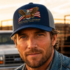 USA 250th Anniversary 1776-2026 Embroidered Trucker Hat CH07 911946