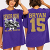 Custom Senior Dad Mom Football Shirt, Personalized Photo Tee with Name & Number Back, The Final Quarter, Class of 2027 Gift HO82 903214