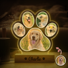 Custom Dog Photo And Name Memorial LED Night Light For Dog Lover TH10 170441