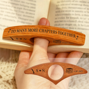 To Many More Chapters Together - Personalized Book Page Holder Gift For Book Friends CH07 899544