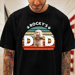 Custom Photo Dog Dad Mom Retro Dark Shirt For Dog Lovers CH07 895868
