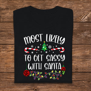 Most Likely To Christmas Family Matching Shirt Funny Gift For Family CH07 899348
