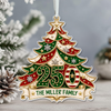 Personalized Custom Family Name, Christmas Home For The Holidays, Acrylic Ornament TH10 170663