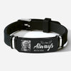 Custom Photo I Am Always With You Memorial Wristband Bracelet - Personalized Sympathy Gift LM32 669627