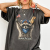 Feral & Free Racoon , 4th of July , USA Independence Day Comfort Shirt TH10 170095