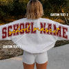 Custom School Name Senior Shirt, Shoulder to Shoulder Sweatshirt, Hoodie LM32 669815