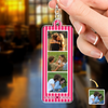 Custom Mini Photo Booth Strip Acrylic Keychain Personalized Couple Photos Gift CH07 180414