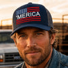 American Flag 4th of July Patriotic Trucker Hat, Patriotic USA Hat HA75 921668