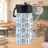 Custom Photo Baby Face Personalized Kid Water Bottle Back To School Gift HA75 921720