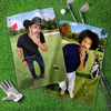 Custom Photo Golf Towel - Funny Gift for Dad, Husband, Golfer HO82 902170